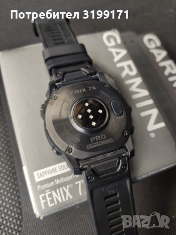 Garmin fenix 7x pro sapphire solar 51mm, снимка 3 - Смарт часовници - 53520361