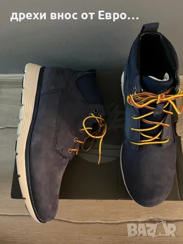 Timberland Killington Chukka Navy Nubuck боти за момче 39, снимка 4 - Детски боти и ботуши - 47912438