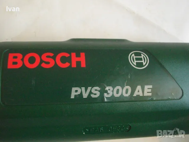 BOSCH PVS300AE Швейцарски оригинален 2004г. Мини лентов шлайф двустранен Made in Switzerland 300Вата, снимка 6 - Други инструменти - 46884072