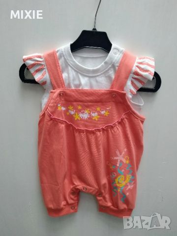 Нови детски комплекти от блузка и гащеризон , снимка 3 - Комплекти за бебе - 45252758