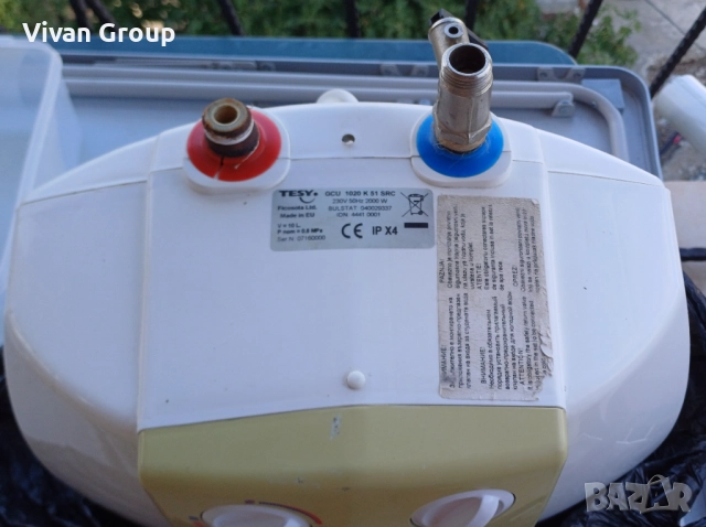 Бойлер Tesy 10л , снимка 2 - Бойлери - 51572806