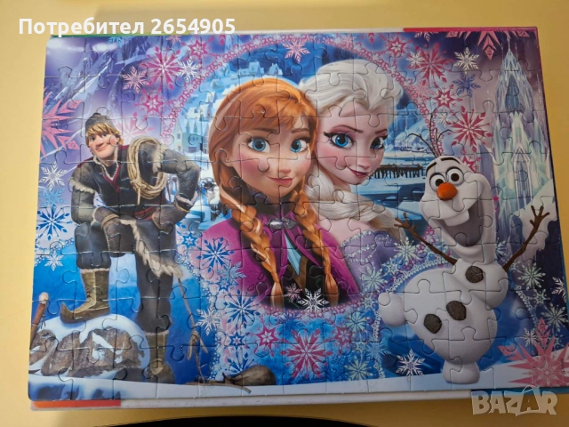 Пъзели на Леденото кралство и Мечо Пух