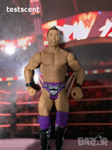 Екшън фигура WWE The Miz Миз играчка figure Mattel Basic Purple, снимка 5 - Колекции - 48509133