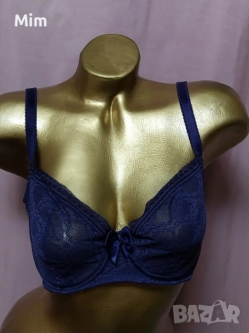  Passionate 70 В Тъмно лилав ,дантелен сутиен , снимка 5 - Бельо - 54117554