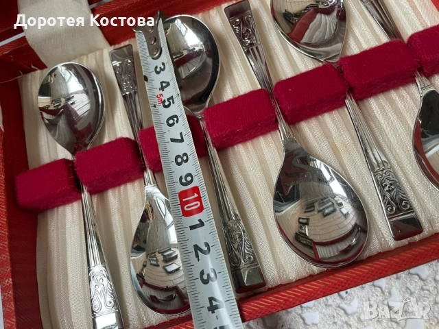 Красив комплект от Англия в оригиналната му кутия, снимка 6 - Антикварни и старинни предмети - 52641559