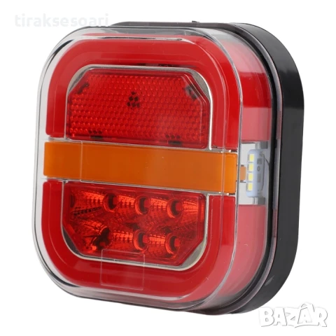  2 Броя LED Стопове с Неонова Светлина и Динамичен Мигач, 3 Светлини, 12/24V, снимка 5 - Аксесоари и консумативи - 50899116