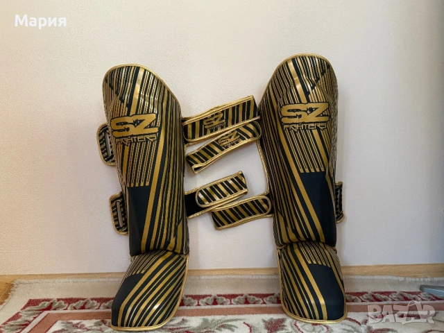 Протектори за Муай Тай и Кик Бокс Plasma 2.0 SZ Fighters Gold/Black