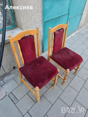 2 стола.от бук, снимка 2 - Столове - 53299445