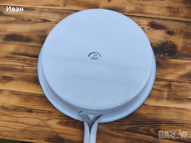 соц емайлиран тиган, снимка 6 - Съдове за готвене - 54117642