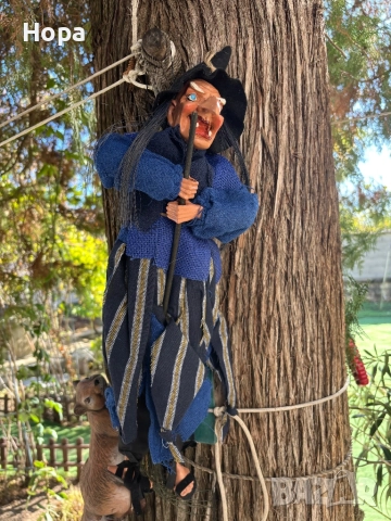 Висяща Баба Яга 50см., снимка 6 - Декорация за дома - 52263960