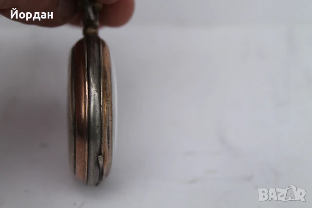 Швейцарски джобен сребърен часовник , снимка 6 - Джобни - 50462136