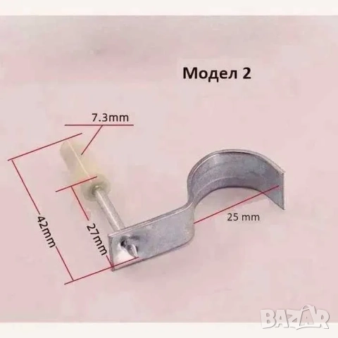 Нов пистолет за забиване на пирони По-качествен модел, дърво, метал, бетон, Пълен комплект+50 пирона, снимка 8 - Други инструменти - 52217386