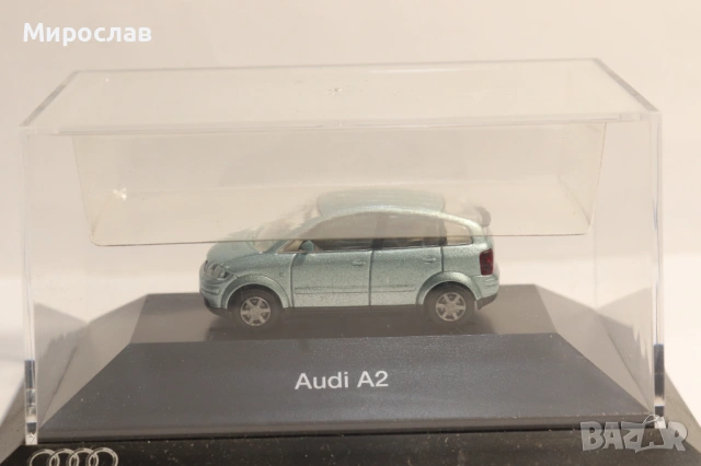 HERPA H0 1/87 AUDI A2 КОЛИЧКА МОДЕЛ, снимка 2 - Колекции - 53582624