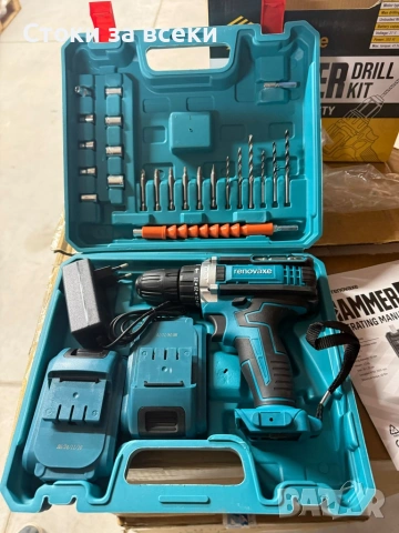 Комплект бормашина с двойна батерия и безчетков мотор за точност и мощност във всеки детайл, снимка 8 - Бормашини - 53225929