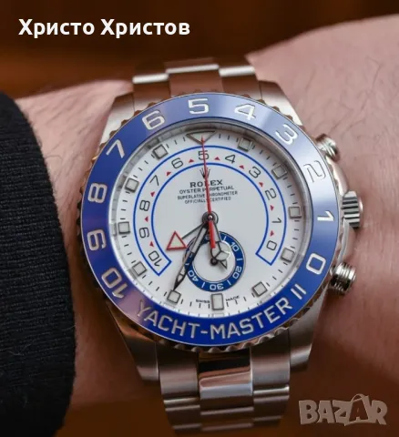 Мъжки луксозен часовник Rolex Yacht-Master II Steel – 116680 – EUR 17,150, снимка 2 - Мъжки - 47227386