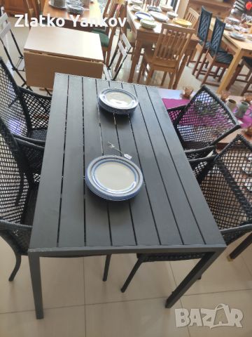 Градинска маса и четири стола, снимка 6 - Маси - 45694581