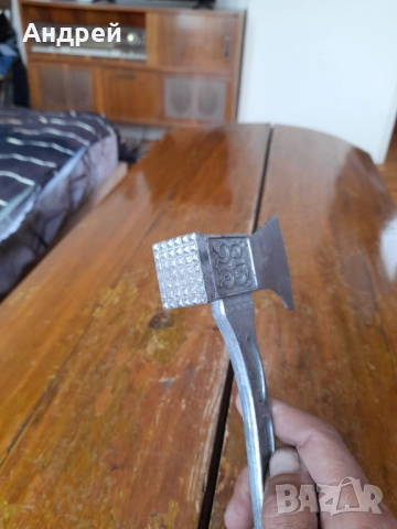 Старо чукче за месо,чук,сатър #18, снимка 4 - Други ценни предмети - 52203647