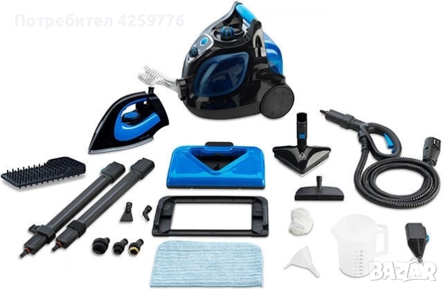 Парна почистваща система- ROVUS STEAM SYSTEМ  НОВА, снимка 7 - Парочистачки и Водоструйки - 51796444