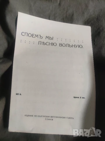 Ноти Български Вегетариански Съюз

 , снимка 3 - Други - 50803327