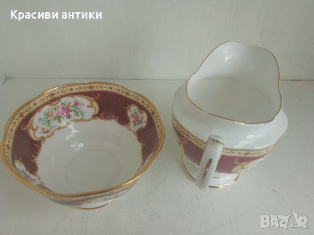 Royal Albert Lady Hamilton, колекционерски сет захарница и латиера, снимка 2 - Колекции - 46683787