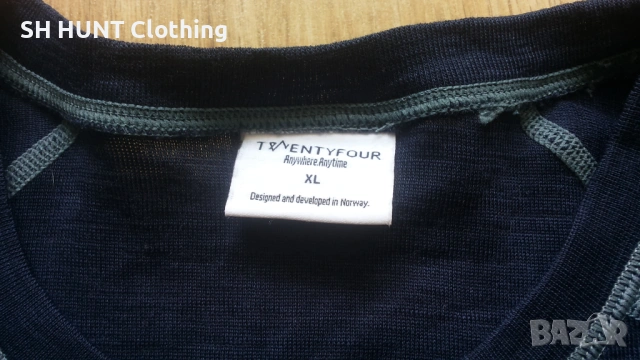 TWENTYFOUR OF NORWAY Thermo Underwear 50% Merino Wool размер XL термо блуза - 1998, снимка 8 - Екипировка - 53288910