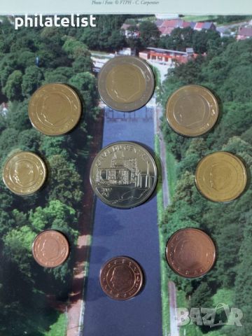 Белгия 2007 - Комплектен банков евро сет от 1 цент до 2 евро + възпоменателен медал, снимка 3 - Нумизматика и бонистика - 45584151