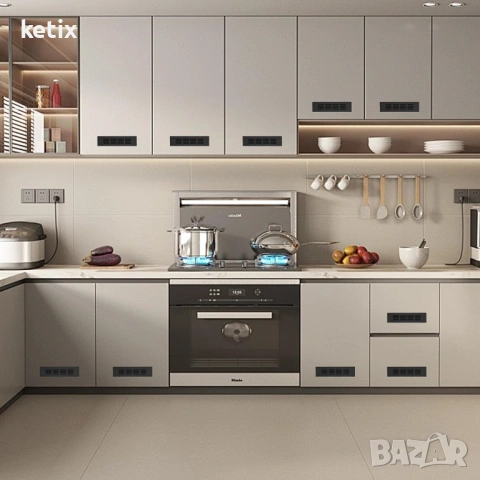 Алуминиева вентилационна решетка,2бр.,20х5см, снимка 4 - Железария - 53084325