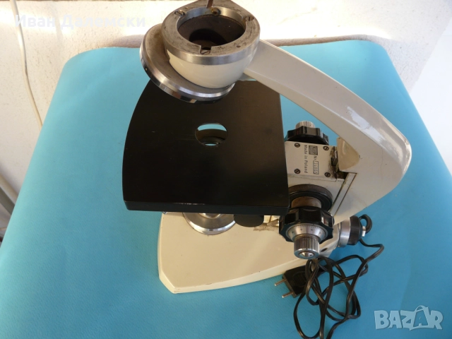 Полски микроскоп PZO - тяло и части