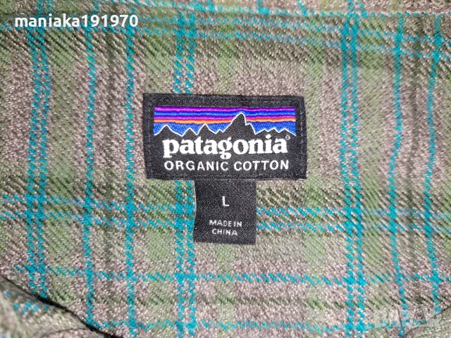 Patagonia Fjord Flannel Shirt (L) мъжка риза , снимка 8 - Ризи - 49108201