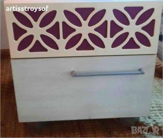 нощни шкафчета от МДФ с чекмеджета