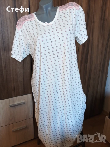Дамска Нощница 2XL, снимка 3 - Нощници - 51089504