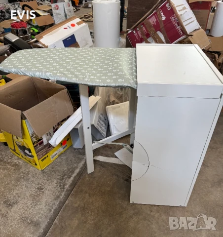 Многофункционален шкаф с дъска за гладене, снимка 3 - Шкафове - 50559939