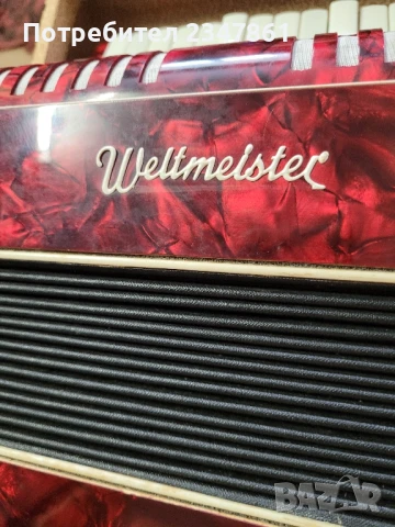 Акордеон Weltmeister, снимка 4 - Акордеони - 51414339