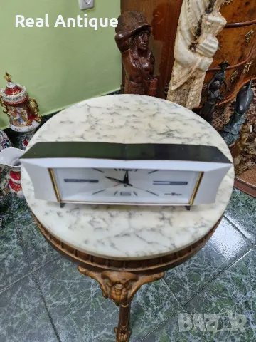 Рядък антикварен колекционерски японски часовник будилник Toyo Clock , снимка 6 - Антикварни и старинни предмети - 49704962