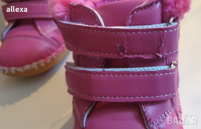Розови зимни бебешки обувки, снимка 11 - Бебешки боти и ботуши - 46018563