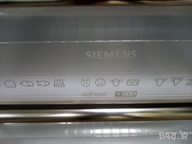 Иноксов комбиниран хладилник с фризер Сименс Siemens Total no frost 2 години гаранция!, снимка 10 - Хладилници - 45746227