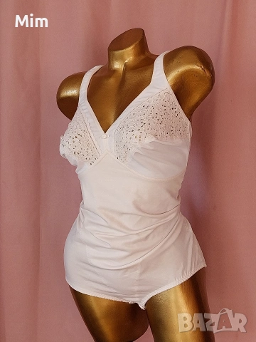 SPEIDEL 95 C/D Моделиращо бяло боди, снимка 4 - Корсети, бюстиета, топове - 53752106