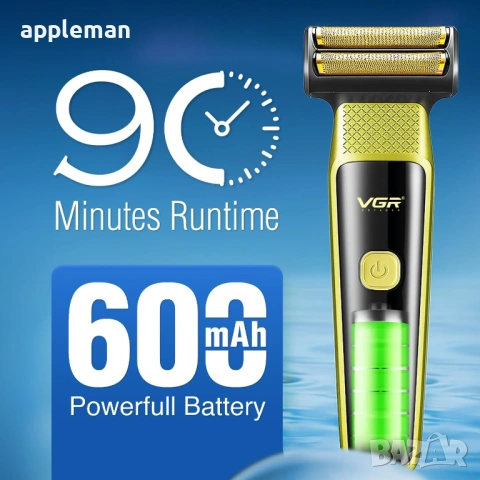 Професионален 3 в 1 комплект за постригване бръснене нос уши VGR V-366, снимка 4 - Машинки за подстригване - 53540182