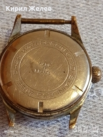 Стар механичен часовник дамски TITA Made in France рядък за КОЛЕКЦИОНЕРИ 51490, снимка 8 - Антикварни и старинни предмети - 52350830