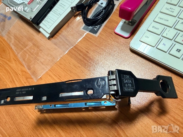 HP 651314-001 3.5-инчов SAS/SATA SC HDD тракт за G8 G9 и G10 сървъри, снимка 5 - Твърди дискове - 53882623
