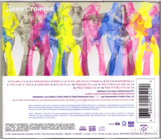 Britney Spears – Britney/CD Диск, снимка 2 - CD дискове - 49577888