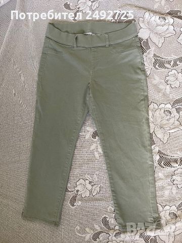 Панталони зелени къси JANINA, снимка 1 - Къси панталони и бермуди - 46101325