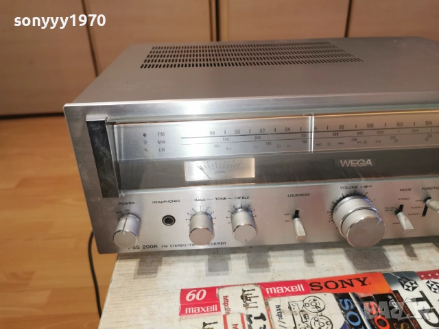 WEGA PSS-200R HIFI RECEIVER-WEST GERMANY 0803261517LCHERY1, снимка 4 - Ресийвъри, усилватели, смесителни пултове - 53755880