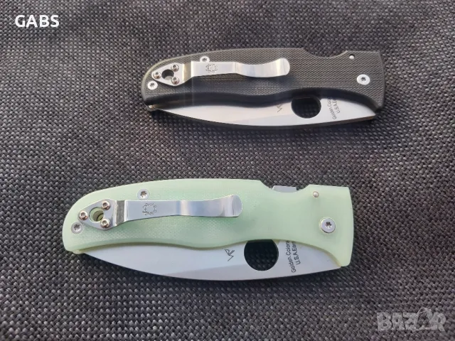 Сгъваем джобен нож Spyderco Bodacions два цвята, снимка 4 - Ножове - 49217249