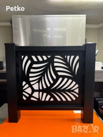 Лазерно изрязано пано за ограда + метален кол