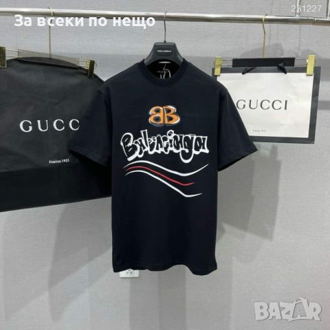 Мъжка тениска Balenciaga - 3 цвята, снимка 3 - Тениски - 45248318