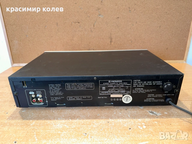 касетен дек "PIONEER CT-740", снимка 8 - Декове - 54153328