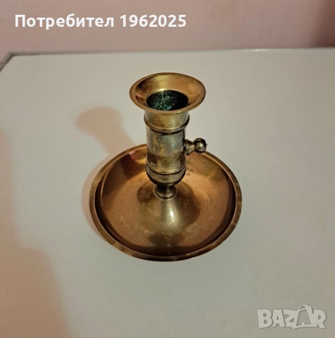 Месингови свещници, снимка 11 - Антикварни и старинни предмети - 44604941