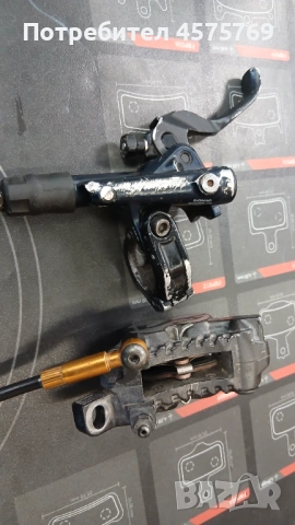 Задна спирачка Shimano Saint 4-бутална, снимка 3 - Части за велосипеди - 54301228