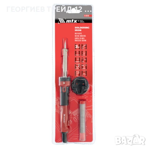 Поялник - 9130439, ABS корпус, клас на защита 1, индикатор, меден накрайник с покритие, 220V, 30WMTX, снимка 4 - Поялници и запояване - 50784689